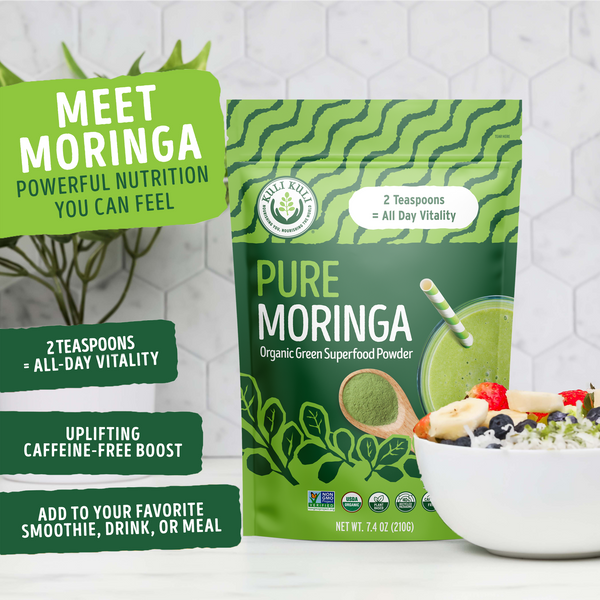 Organic Pure Moringa Powder - 10.6oz Pack – Kuli Kuli Foods