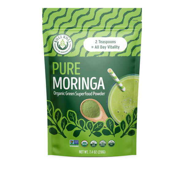 Organic Pure Moringa Powder - 7.4 oz Pouch – Kuli Kuli Foods