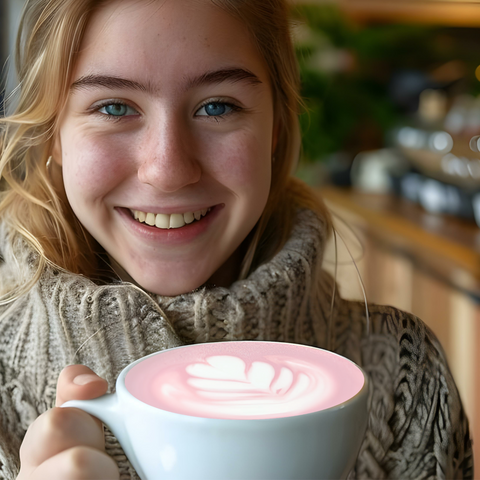 Strawberries & Creme Superfood Latte